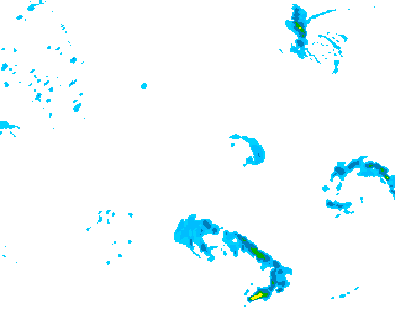 GDPS precipitation 156 hour forecast chart for Canada based on 2026/04/22 0000Z data