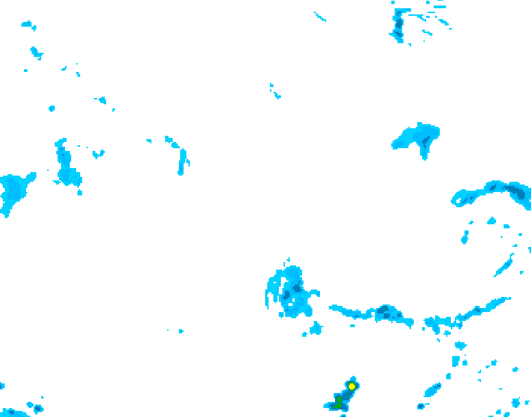 GDPS precipitation 180 hour forecast chart for Canada based on 2026/04/22 0000Z data