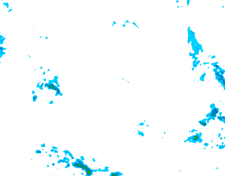 GDPS precipitation 222 hour forecast chart for Canada based on 2026/04/22 0000Z data