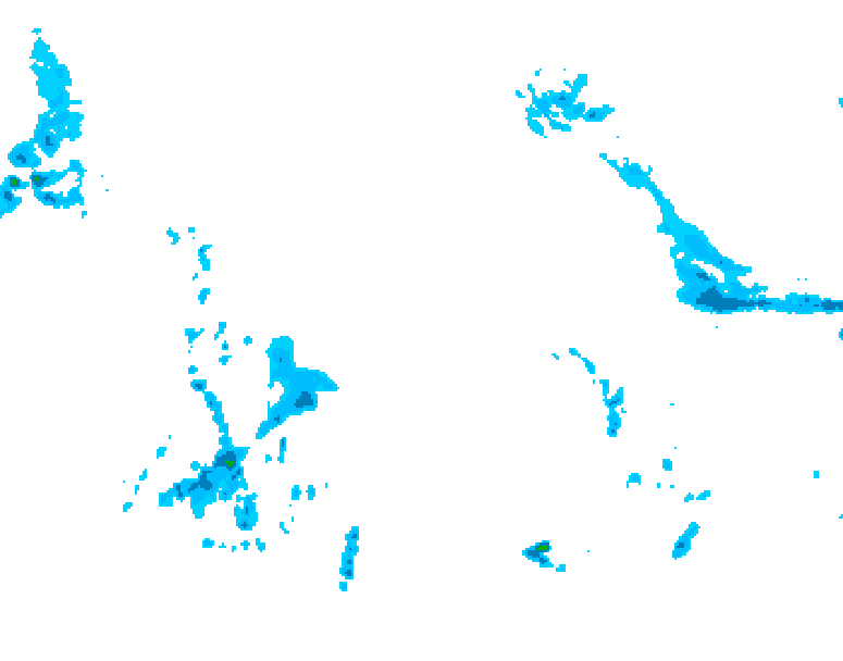 GDPS precipitation 012 hour forecast chart for Canada based on 2026/04/22 1200Z data