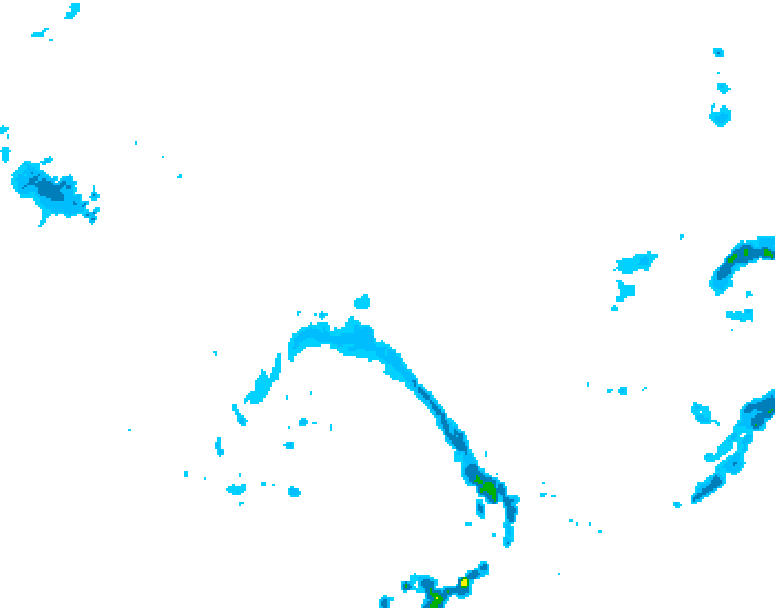 GDPS precipitation 060 hour forecast chart for Canada based on 2026/04/22 1200Z data