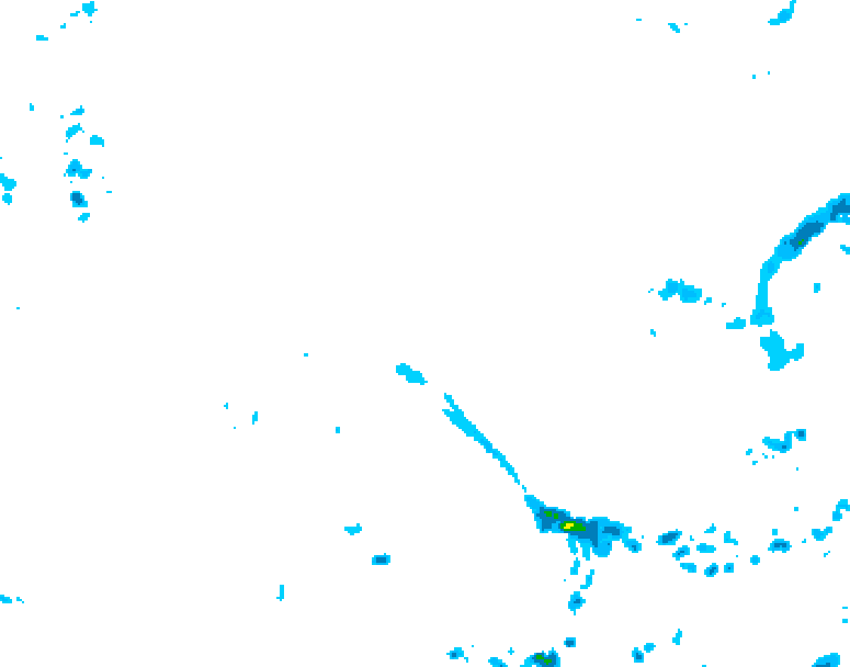 GDPS precipitation 072 hour forecast chart for Canada based on 2026/04/22 1200Z data