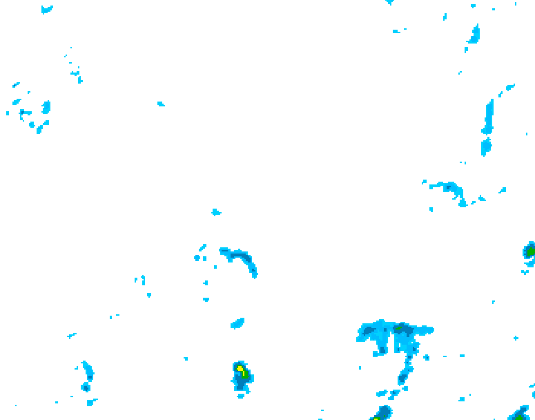 GDPS precipitation 084 hour forecast chart for Canada based on 2026/04/22 1200Z data