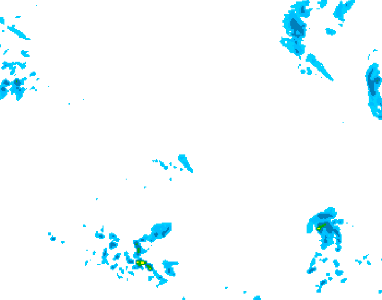 GDPS precipitation 108 hour forecast chart for Canada based on 2026/04/22 1200Z data