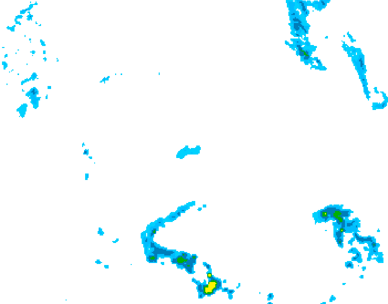 GDPS precipitation 120 hour forecast chart for Canada based on 2026/04/22 1200Z data