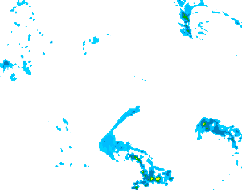 GDPS precipitation 138 hour forecast chart for Canada based on 2026/04/22 1200Z data