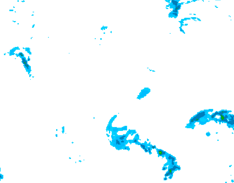 GDPS precipitation 150 hour forecast chart for Canada based on 2026/04/22 1200Z data