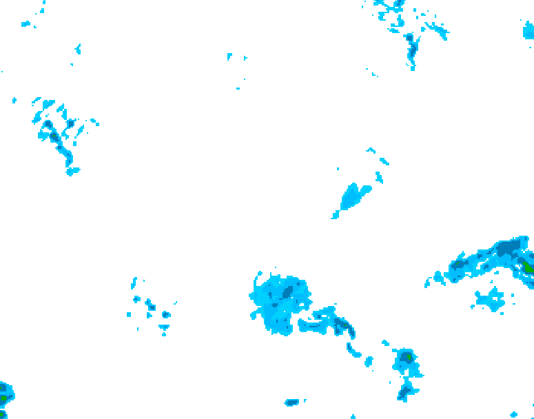 GDPS precipitation 156 hour forecast chart for Canada based on 2026/04/22 1200Z data