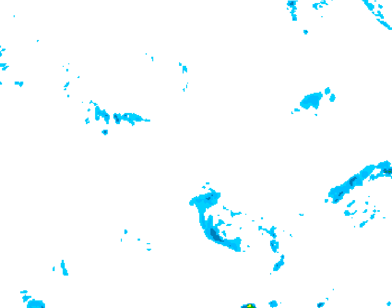 GDPS precipitation 174 hour forecast chart for Canada based on 2026/04/22 1200Z data