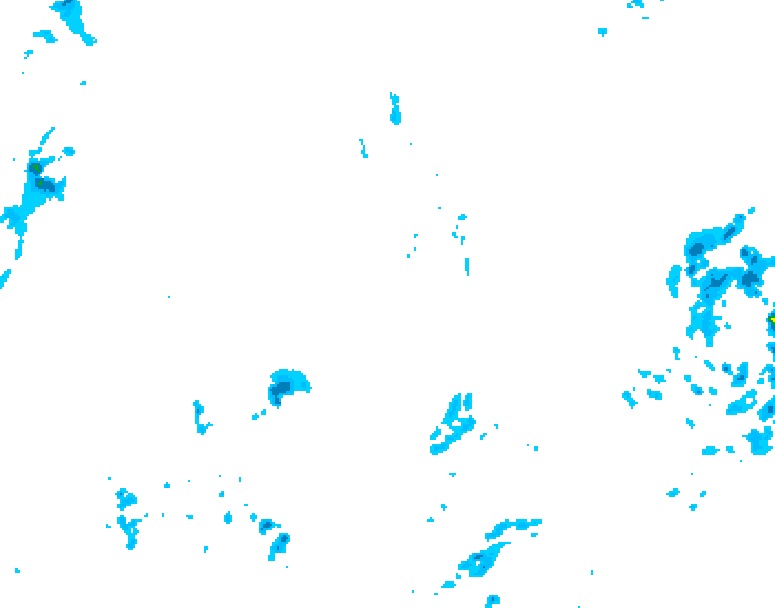 GDPS precipitation 228 hour forecast chart for Canada based on 2026/04/22 1200Z data