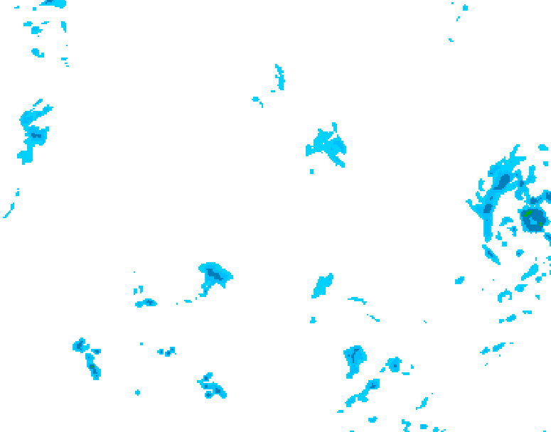 GDPS precipitation 234 hour forecast chart for Canada based on 2026/04/22 1200Z data