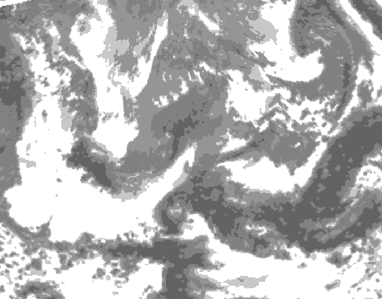 GDPS total cloud 198 hour forecast chart for Canada based on 2026/04/22 1200Z data