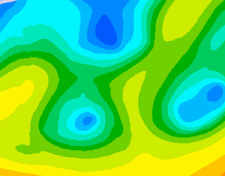 GDPS 500 millibar geopotential height 042 hour forecast chart for Canada based on 2026/04/23 0000Z data