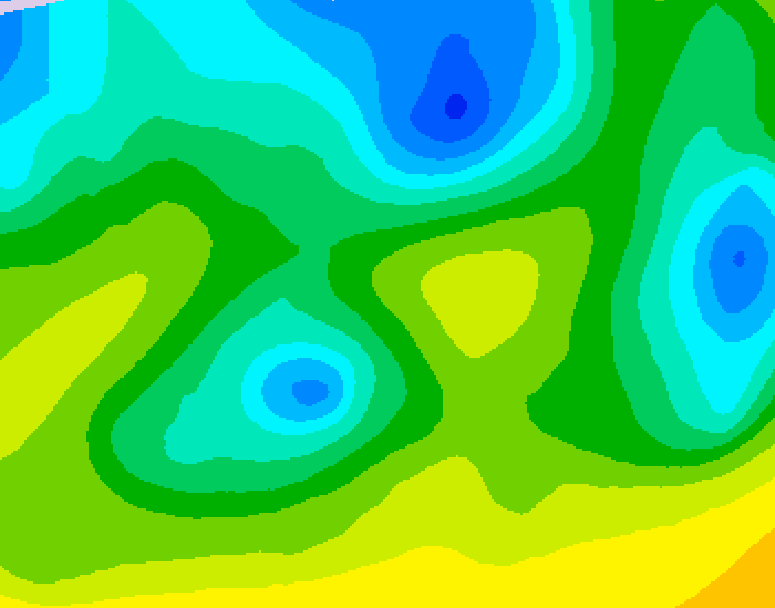 GDPS 500 millibar geopotential height 066 hour forecast chart for Canada based on 2026/04/23 0000Z data