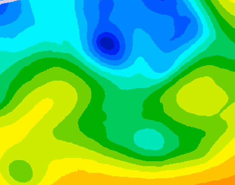 GDPS 500 millibar geopotential height 168 hour forecast chart for Canada based on 2026/04/23 0000Z data