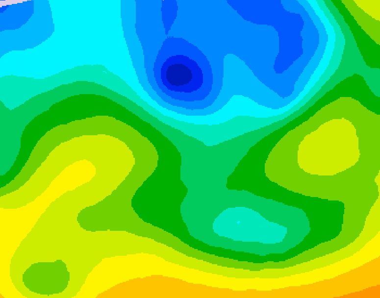 GDPS 500 millibar geopotential height 174 hour forecast chart for Canada based on 2026/04/23 0000Z data