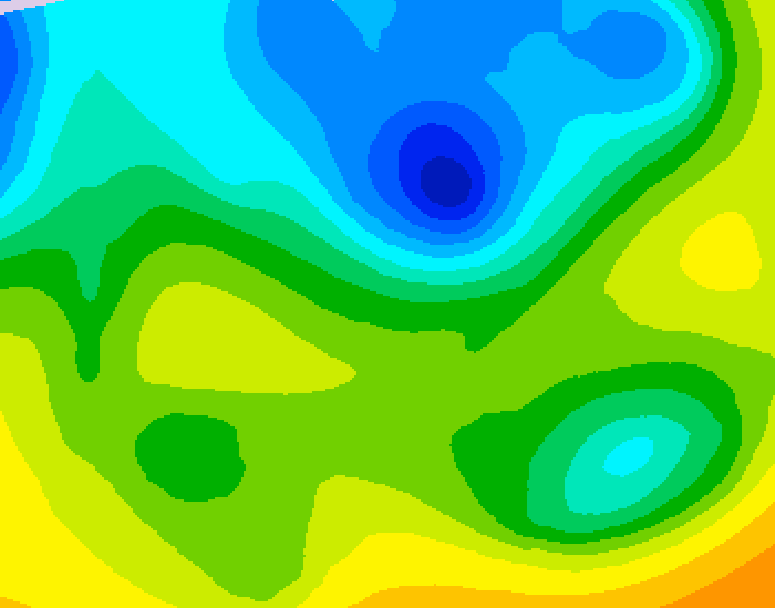 GDPS 500 millibar geopotential height 204 hour forecast chart for Canada based on 2026/04/23 0000Z data