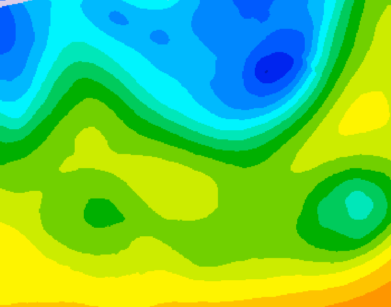 GDPS 500 millibar geopotential height 240 hour forecast chart for Canada based on 2026/04/23 0000Z data