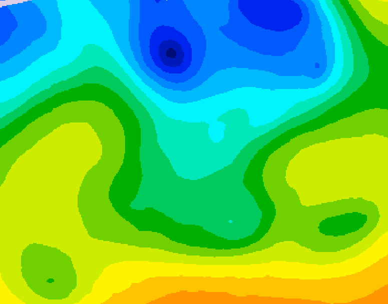 GDPS 500 millibar geopotential height 144 hour forecast chart for Canada based on 2026/04/23 1200Z data