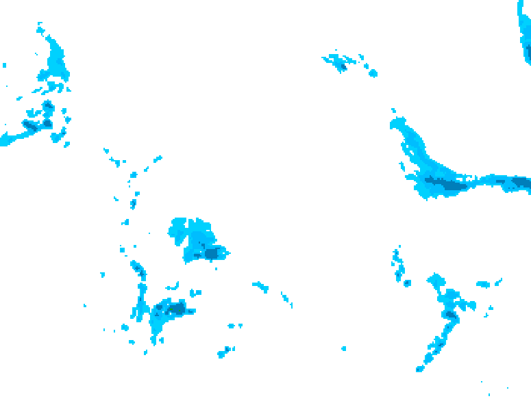 GDPS precipitation 006 hour forecast chart for Canada based on 2026/04/23 0000Z data