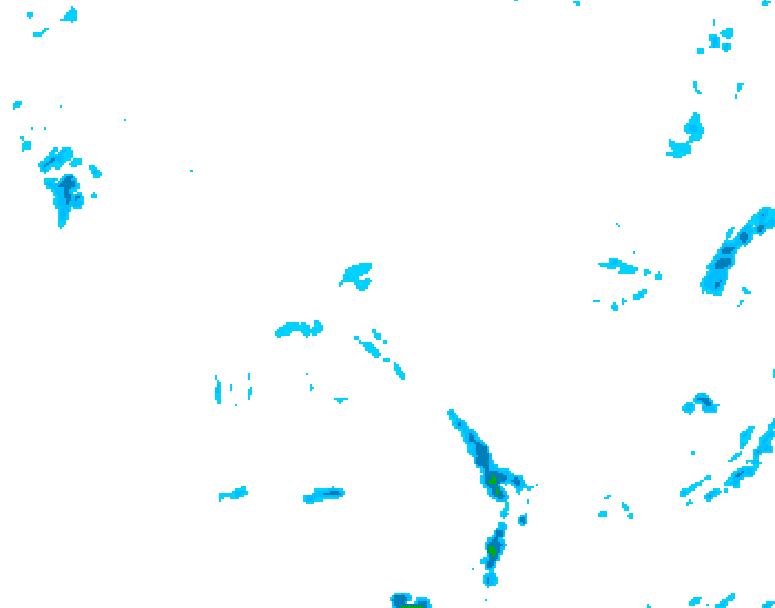 GDPS precipitation 054 hour forecast chart for Canada based on 2026/04/23 0000Z data