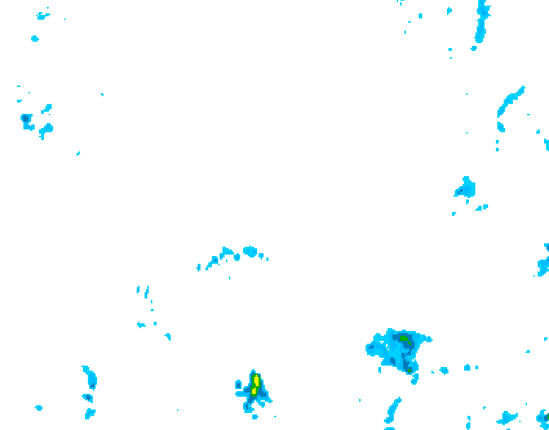 GDPS precipitation 072 hour forecast chart for Canada based on 2026/04/23 0000Z data