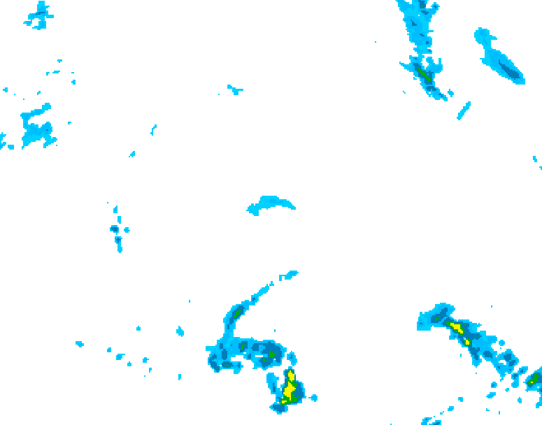 GDPS precipitation 108 hour forecast chart for Canada based on 2026/04/23 0000Z data