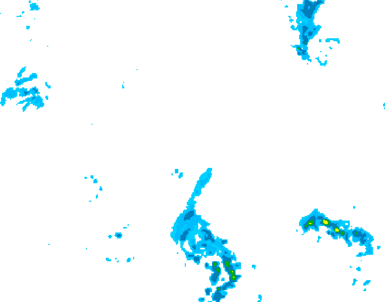 GDPS precipitation 120 hour forecast chart for Canada based on 2026/04/23 0000Z data
