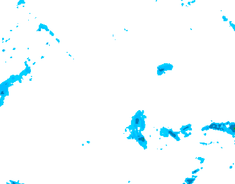 GDPS precipitation 156 hour forecast chart for Canada based on 2026/04/23 0000Z data