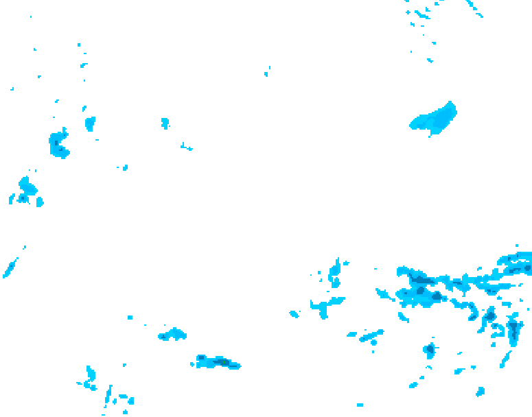 GDPS precipitation 174 hour forecast chart for Canada based on 2026/04/23 0000Z data