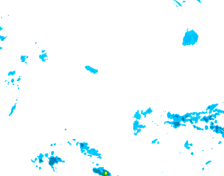 GDPS precipitation 180 hour forecast chart for Canada based on 2026/04/23 0000Z data