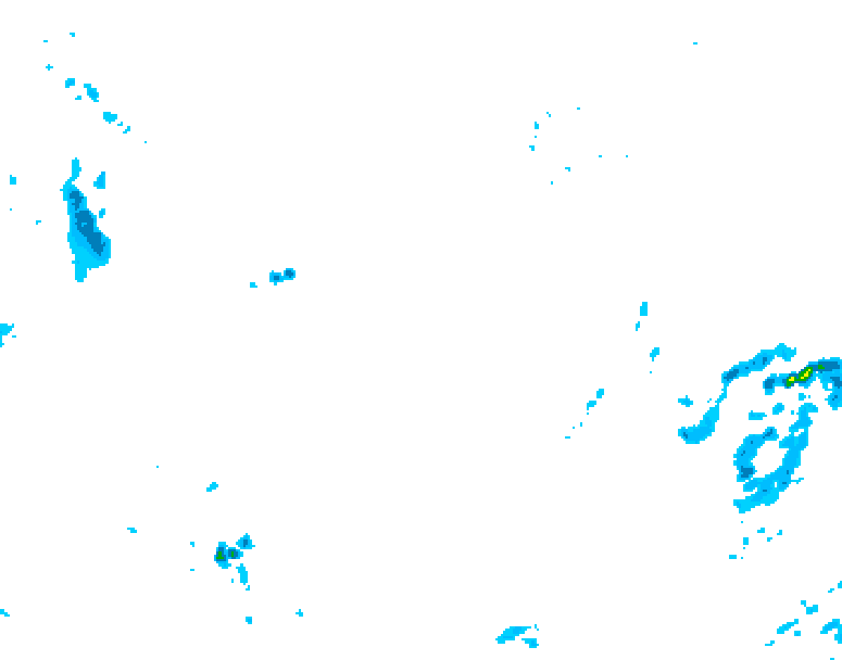 GDPS precipitation 234 hour forecast chart for Canada based on 2026/04/23 0000Z data