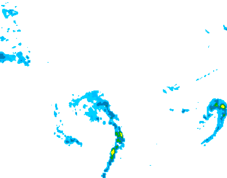 GDPS precipitation 012 hour forecast chart for Canada based on 2026/04/23 1200Z data