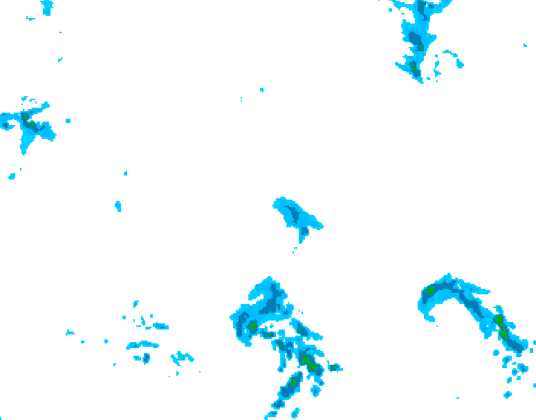 GDPS precipitation 108 hour forecast chart for Canada based on 2026/04/23 1200Z data