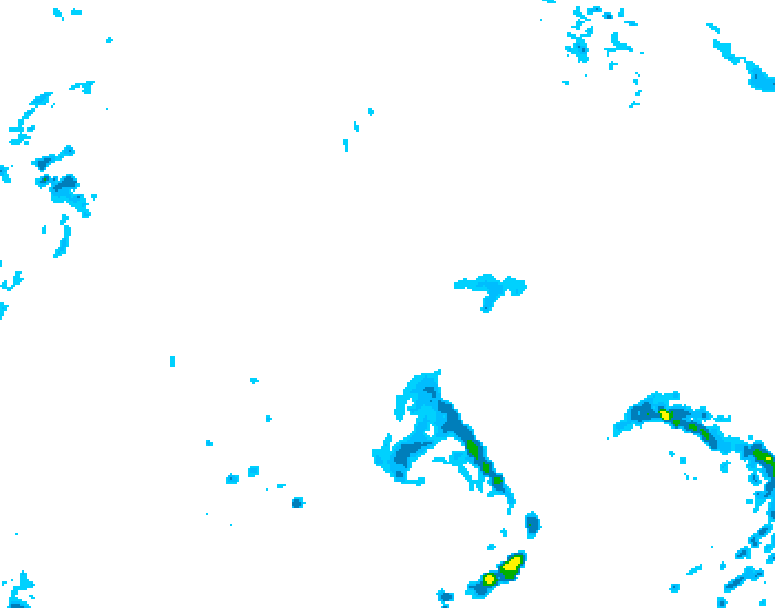 GDPS precipitation 120 hour forecast chart for Canada based on 2026/04/23 1200Z data