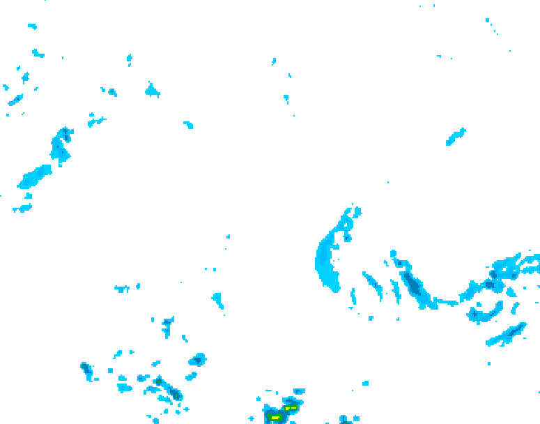 GDPS precipitation 156 hour forecast chart for Canada based on 2026/04/23 1200Z data