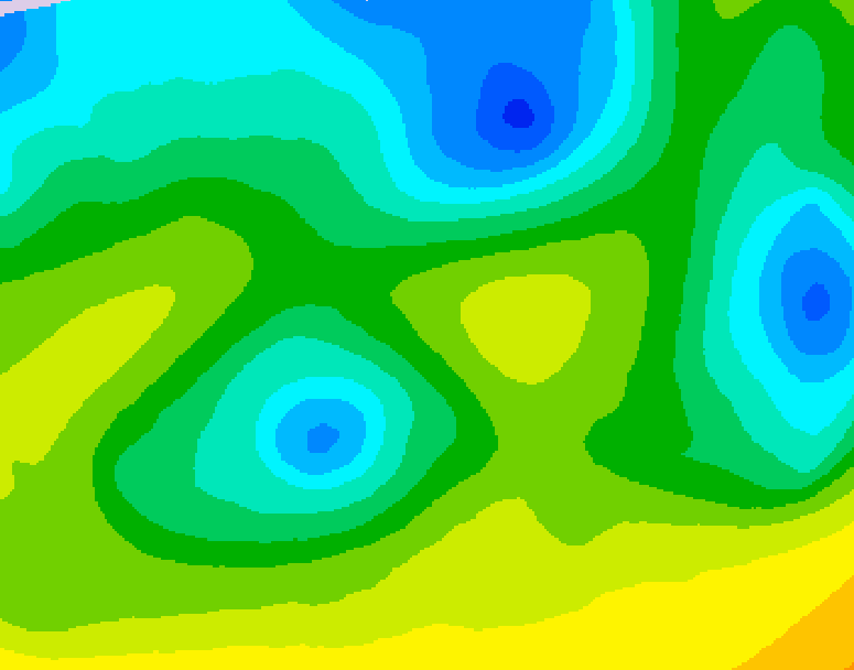 GDPS 500 millibar geopotential height 042 hour forecast chart for Canada based on 2026/04/24 0000Z data