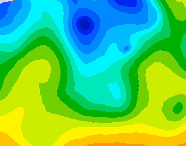 GDPS 500 millibar geopotential height 144 hour forecast chart for Canada based on 2026/04/24 0000Z data