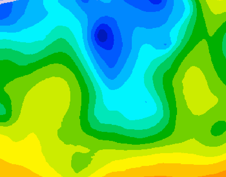 GDPS 500 millibar geopotential height 156 hour forecast chart for Canada based on 2026/04/24 0000Z data