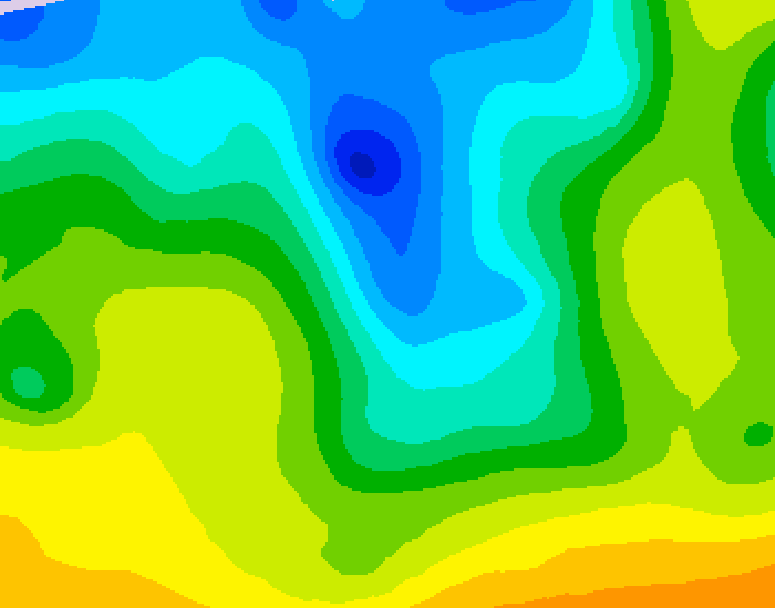 GDPS 500 millibar geopotential height 168 hour forecast chart for Canada based on 2026/04/24 0000Z data