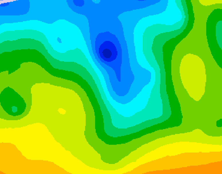 GDPS 500 millibar geopotential height 174 hour forecast chart for Canada based on 2026/04/24 0000Z data