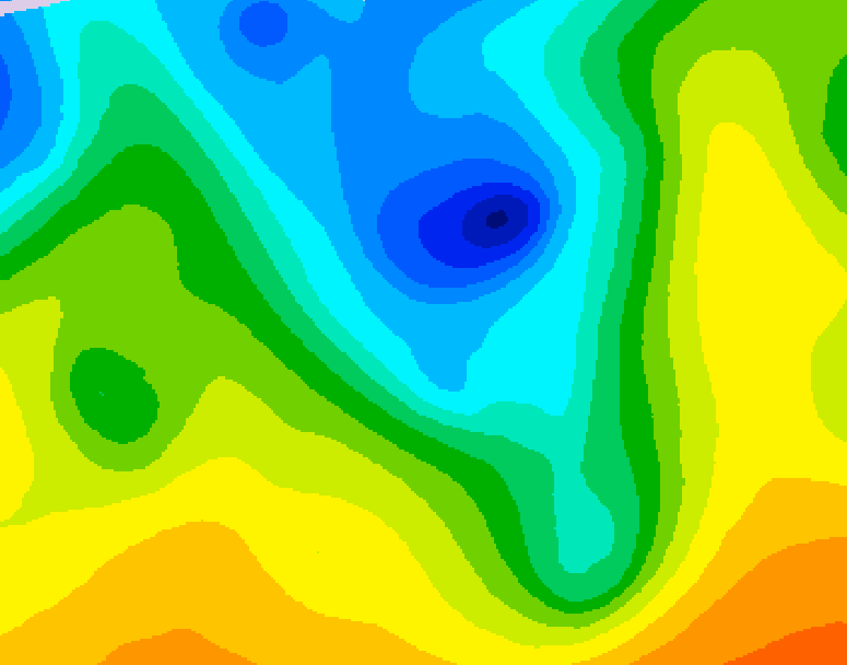 GDPS 500 millibar geopotential height 210 hour forecast chart for Canada based on 2026/04/24 0000Z data