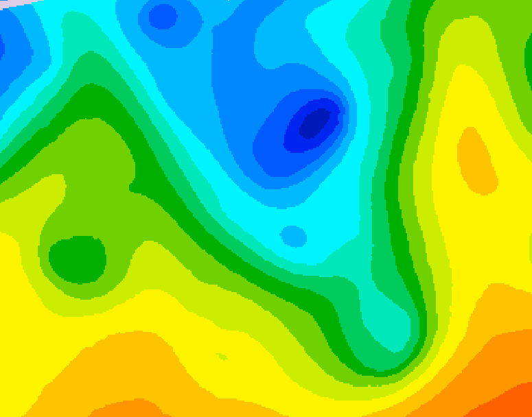 GDPS 500 millibar geopotential height 216 hour forecast chart for Canada based on 2026/04/24 0000Z data