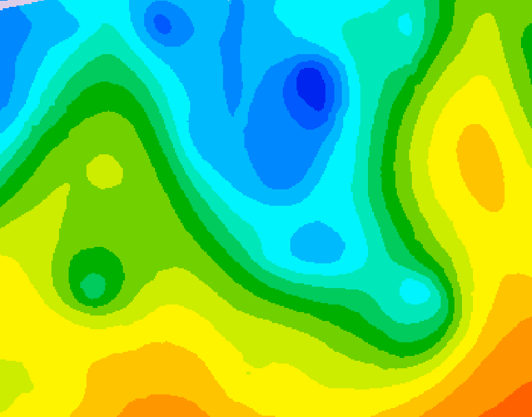 GDPS 500 millibar geopotential height 228 hour forecast chart for Canada based on 2026/04/24 0000Z data