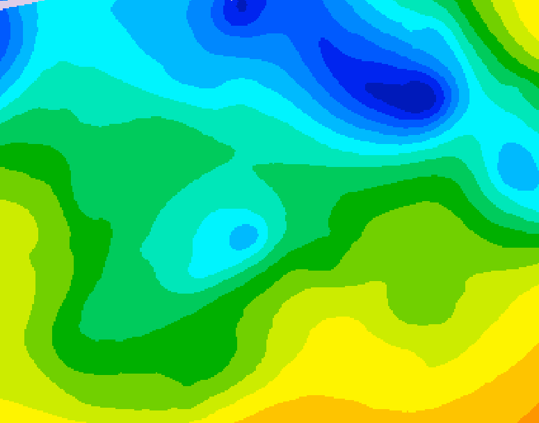 GDPS 500 millibar geopotential height 066 hour forecast chart for Canada based on 2026/04/24 1200Z data