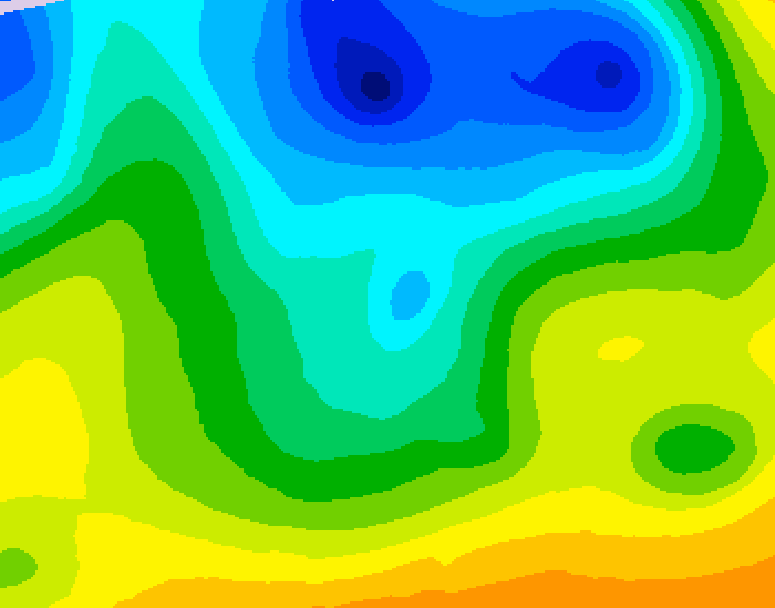 GDPS 500 millibar geopotential height 108 hour forecast chart for Canada based on 2026/04/24 1200Z data
