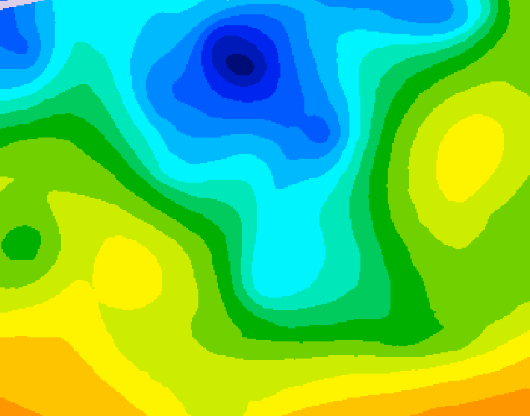 GDPS 500 millibar geopotential height 162 hour forecast chart for Canada based on 2026/04/24 1200Z data