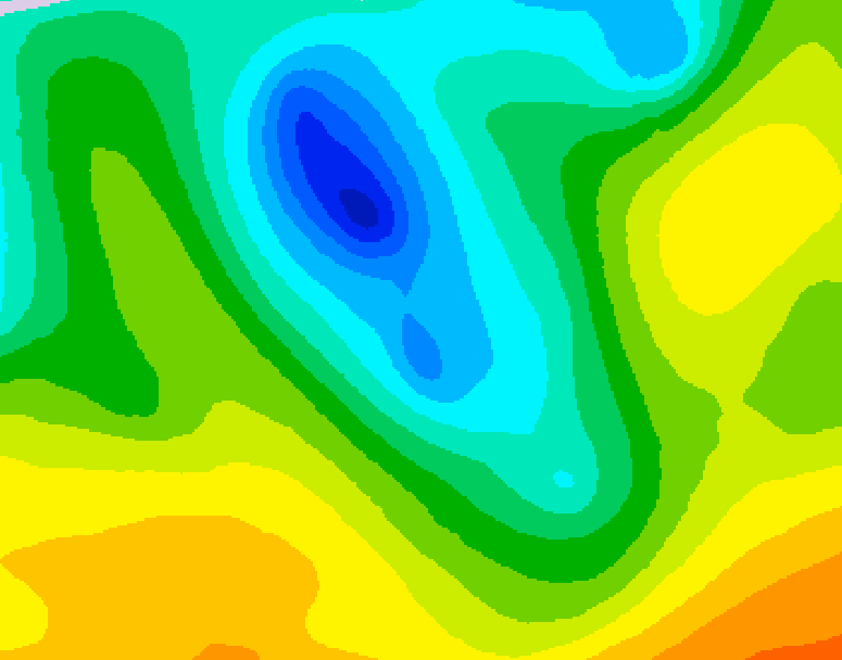 GDPS 500 millibar geopotential height 204 hour forecast chart for Canada based on 2026/04/24 1200Z data