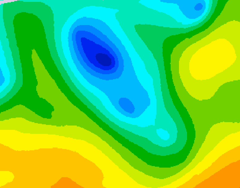 GDPS 500 millibar geopotential height 210 hour forecast chart for Canada based on 2026/04/24 1200Z data