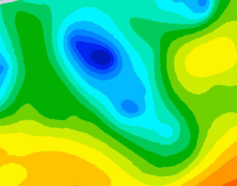 GDPS 500 millibar geopotential height 216 hour forecast chart for Canada based on 2026/04/24 1200Z data